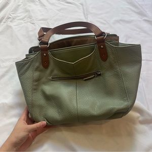 The Sak Bolinas Leather Satchel
